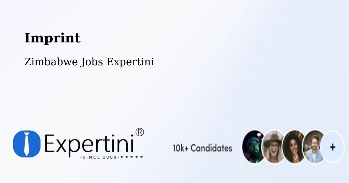 Imprint – Chivi District - Zimbabwe Jobs Expertini